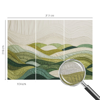 Fototapete aus Vlies mit Motiv „Fabric Hills“