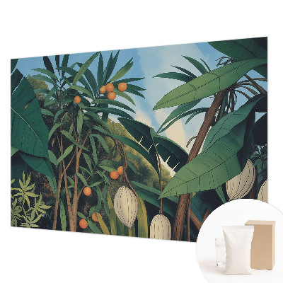 Vliestapete fürs Schlafzimmer Tropischer Dschungel