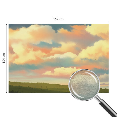 Dekorative Wand-Fototapete mit Himmel- und Wolkenmotiv