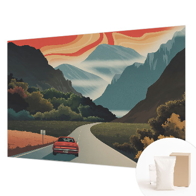 Moderne Vlies-Fototapete Bergabenteuer