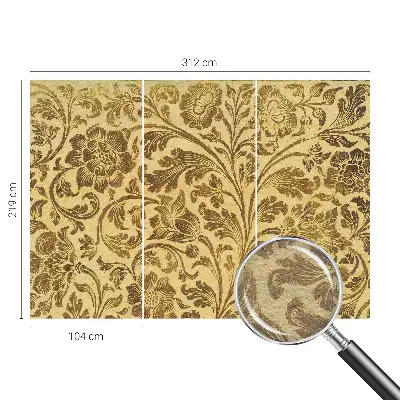 Wand-Fototapete mit Blumenmuster