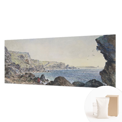 Dekorative Wand-Fototapete mit Motiv einer ruhigen Küstenlandschaft