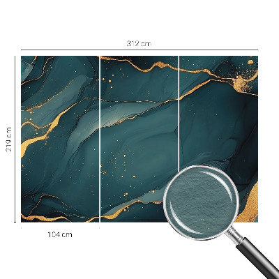 Fototapete fürs Schlafzimmer Dunkelblaue Abstraktion