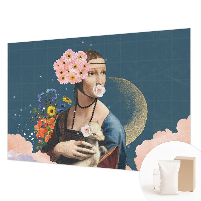 Motivtapete aus Vlies mit floralem Motiv