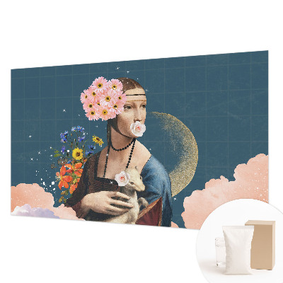 Motivtapete aus Vlies mit floralem Motiv