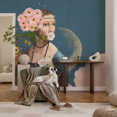 Motivtapete aus Vlies Florale Eleganz