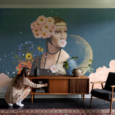 Motivtapete aus Vlies Florale Eleganz