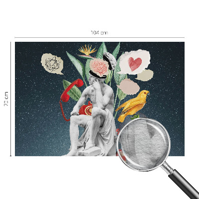 Fototapete aus Vlies mit surrealistischer Kunst als Motiv