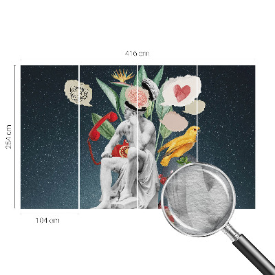 Fototapete aus Vlies mit surrealistischer Kunst als Motiv