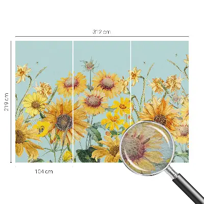 Vlies-Fototapete nach Maß mit Motiv 'Sommergarten'