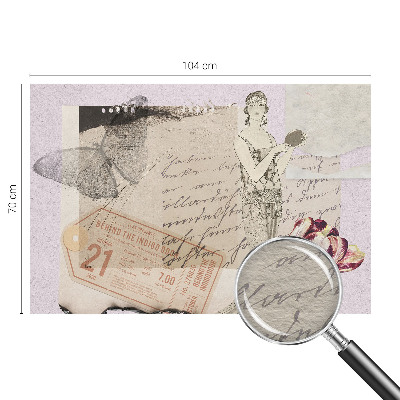 Vlies-Fototapete fürs Kinderzimmer Nostalgische Collage