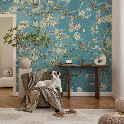 Vlies-Fototapete fürs Wohnzimmer Blühende Zweige