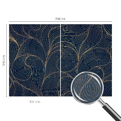 Vliestapete fürs Wohnzimmer Wellenmotiv