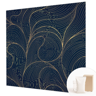 Vliestapete fürs Wohnzimmer Wellenmotiv