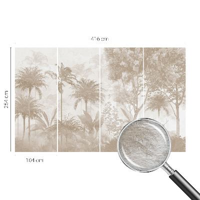 Moderne Vlies-Fototapete mit tropischer Landschaft