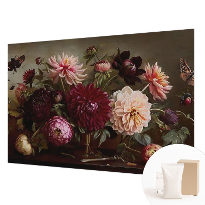Bedruckte Vlies-Fototapete mit Motiv „Blumenpracht“