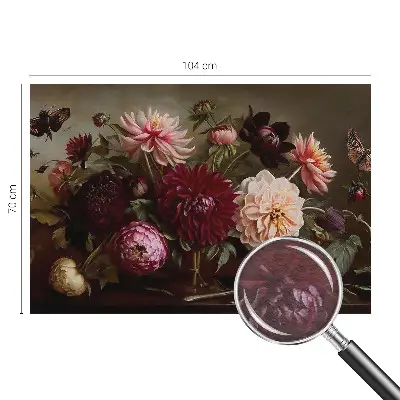 Bedruckte Vlies-Fototapete mit Motiv „Blumenpracht“