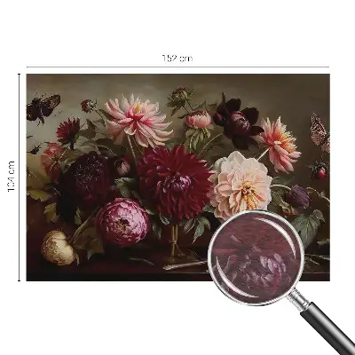 Bedruckte Vlies-Fototapete mit Motiv „Blumenpracht“