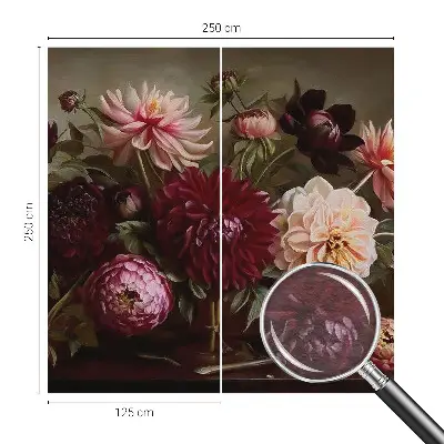 Bedruckte Vlies-Fototapete mit Motiv „Blumenpracht“
