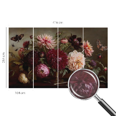 Bedruckte Vlies-Fototapete Blumenpracht