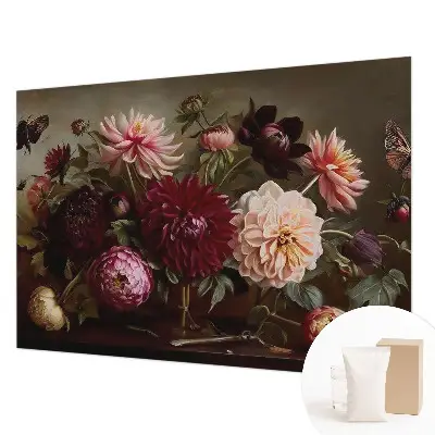 Bedruckte Vlies-Fototapete mit Motiv „Blumenpracht“