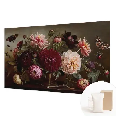 Bedruckte Vlies-Fototapete mit Motiv „Blumenpracht“