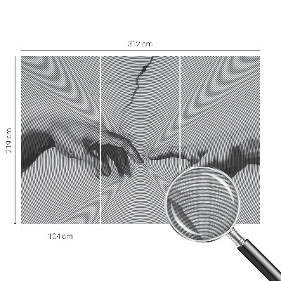 Bildtapete Hypnotische Hände