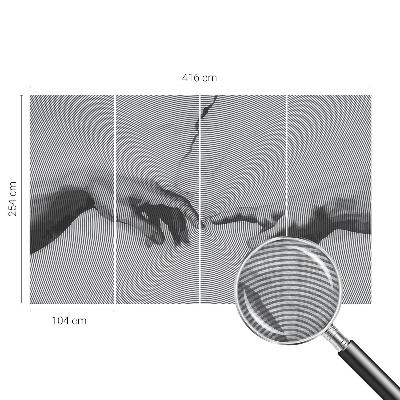 Bildtapete Hypnotische Hände