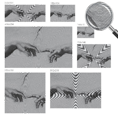 Bildtapete Hypnotische Hände