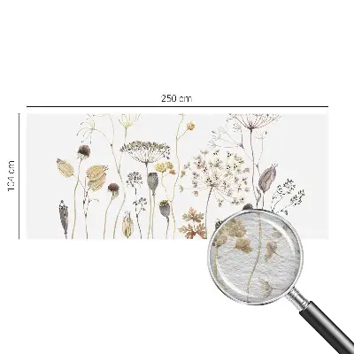 Fototapete mit Motiv aus wilden Blumen