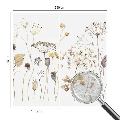Fototapete mit Motiv aus wilden Blumen