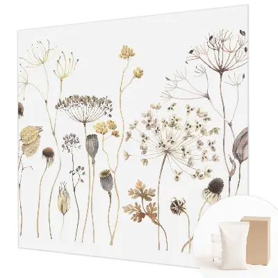 Fototapete mit Motiv aus wilden Blumen