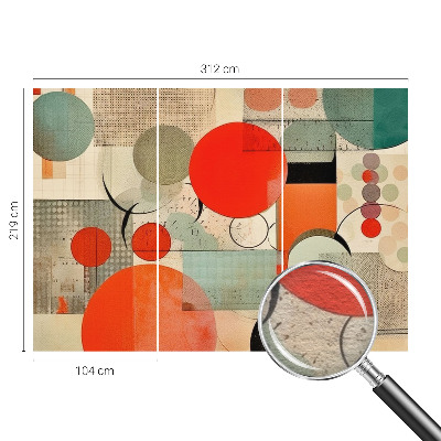 Dekorative Wand-Fototapete Farbenfrohe Abstraktion