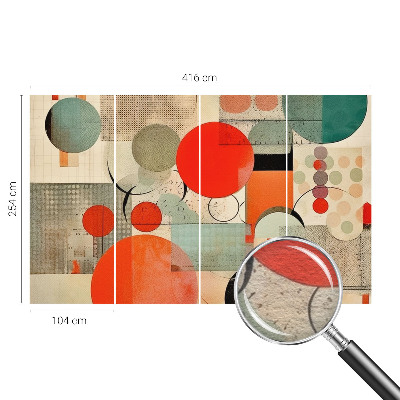 Dekorative Wand-Fototapete Farbenfrohe Abstraktion