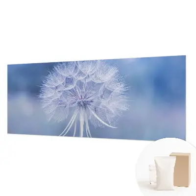 Wandtapete mit blauem Motiv