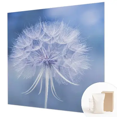 Wandtapete mit blauem Motiv