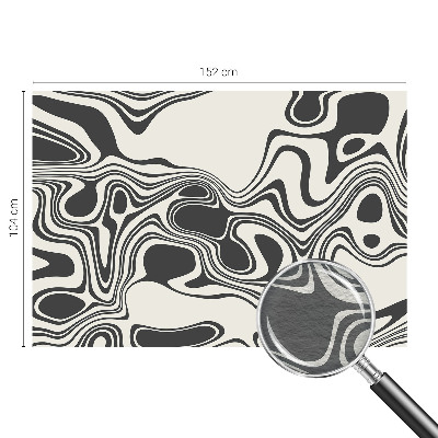 Vlies-Fototapete mit dynamischem Linienmotiv