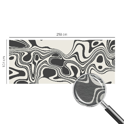 Vlies-Fototapete mit dynamischem Linienmotiv