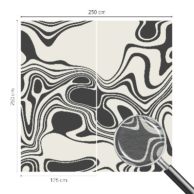 Vlies-Fototapete mit dynamischem Linienmotiv