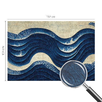 Fototapete fürs Schlafzimmer Ozeanische Formen