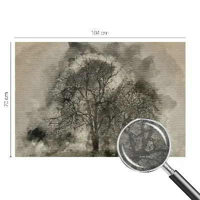 Fototapete fürs Kinderzimmer mit Motiv mysteriöser Bäume