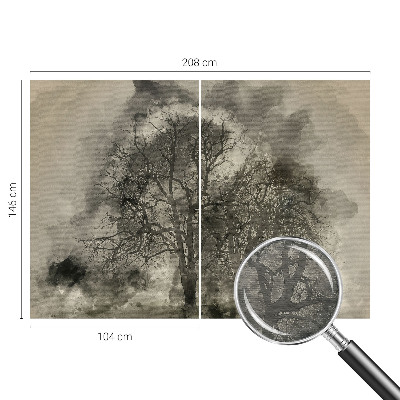 Fototapete fürs Kinderzimmer Mysteriöse Bäume