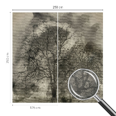 Fototapete fürs Kinderzimmer Mysteriöse Bäume