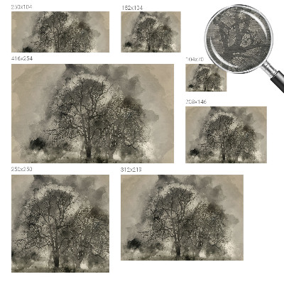 Fototapete fürs Kinderzimmer Mysteriöse Bäume