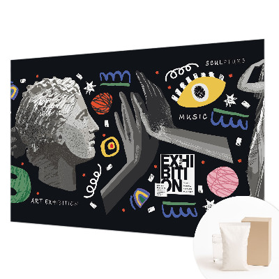 Fototapete aus Vlies Eine farbenfrohe Ausstellung