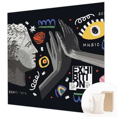 Fototapete aus Vlies Eine farbenfrohe Ausstellung