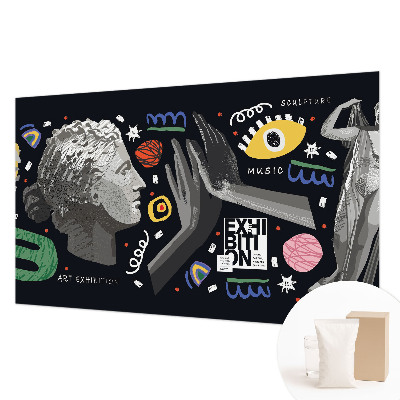 Fototapete aus Vlies Eine farbenfrohe Ausstellung