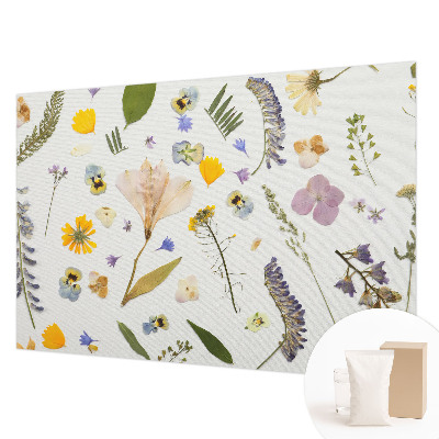 Vlies-Fototapete fürs Schlafzimmer mit Motiv Frühlingsblumen