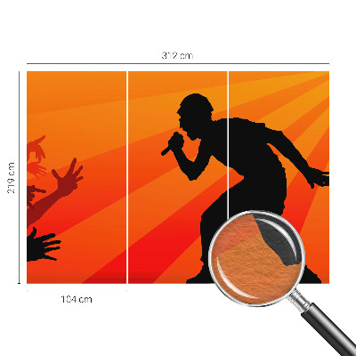 Vlies-Fototapete fürs Kinderzimmer Rhythmische Szene