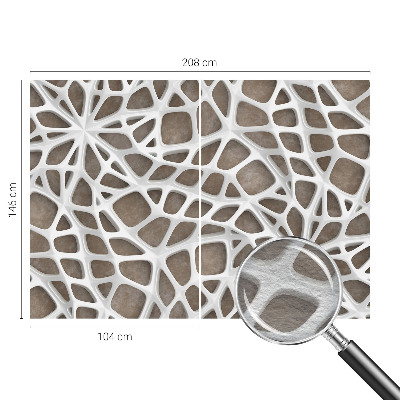 Moderne Vlies-Fototapete Spitzennetz